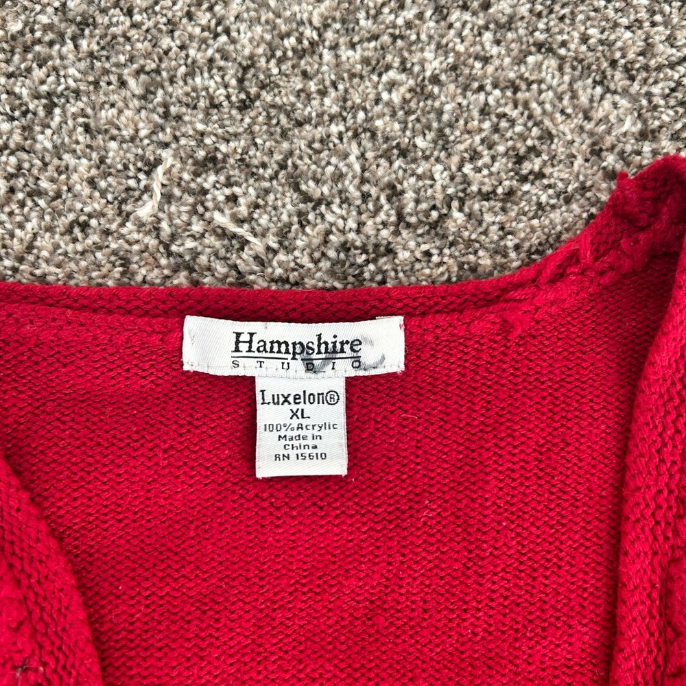 Red cardigan - Picture 3 of 9